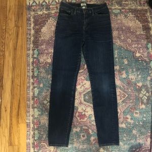 J Crew lookout high rise skinny jeans